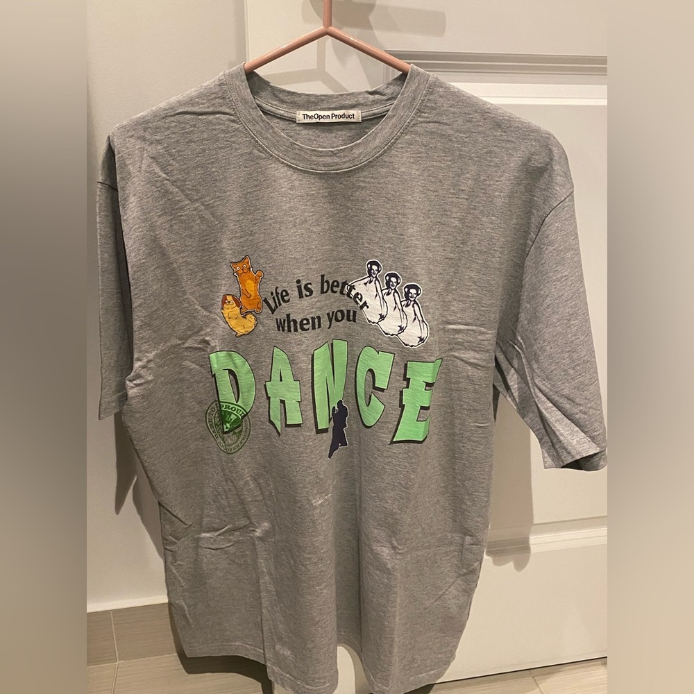 The Open Product (Open YY) 
Gray Cotton T-shirt